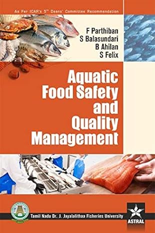 Aquatic Food Safety and Quality Management (PB)