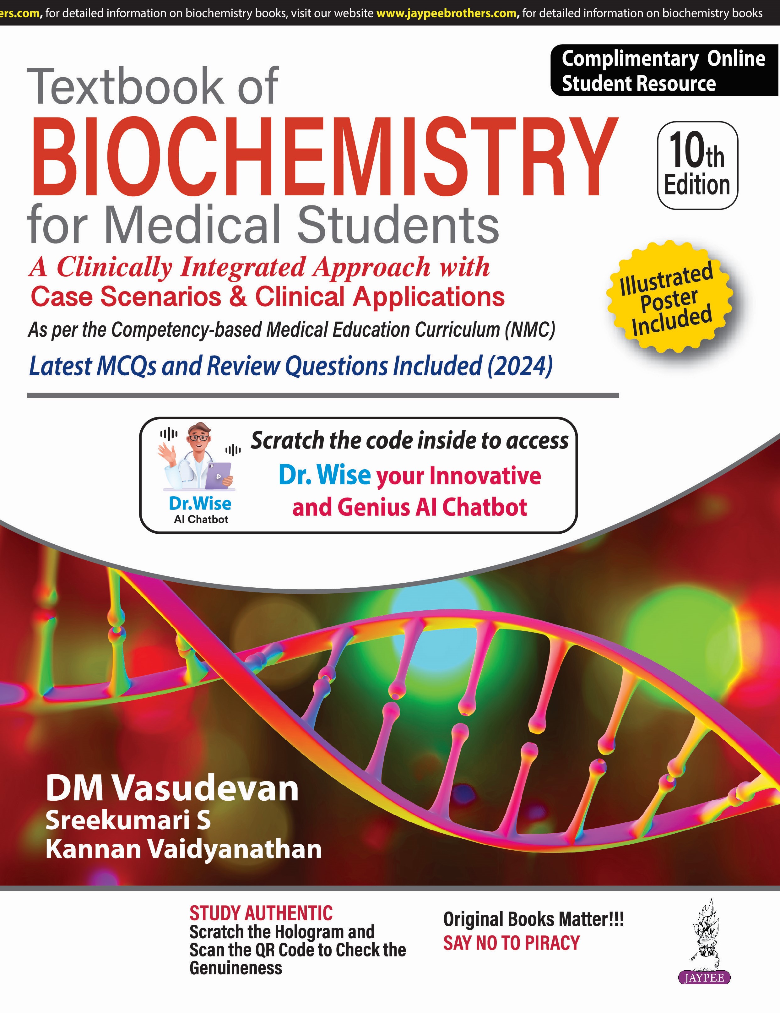 Textbook of Biochemistry for Medical Students