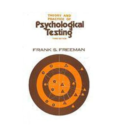THEORY AND PRACTICE OF PSYCHOLOGICAL TESTING