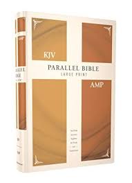 Kjv, Amplified, Parallel Bible, Large Print, Hardcover, Red