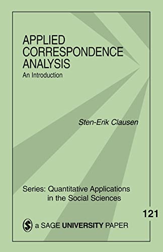 Applied Correspondence Analysis  An Introduction