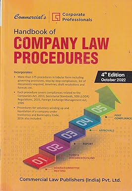 Handbook of Company Law Procedures